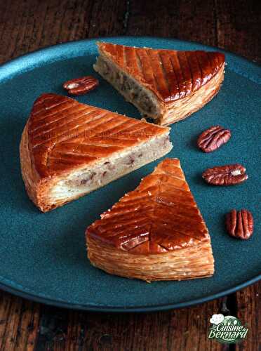 Galette des rois noix de pécan et sirop d'érable