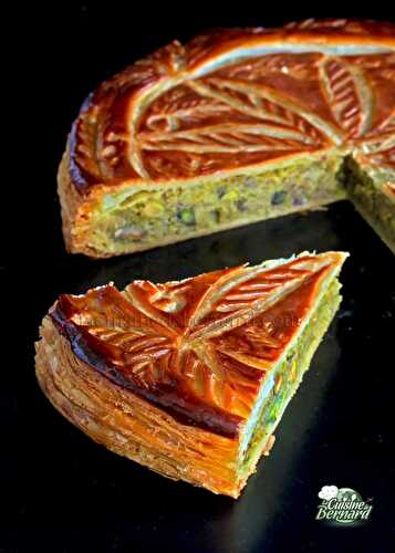 Galette des rois pistache fleur d'oranger