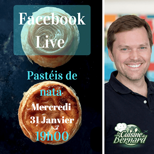 Les pastéis de nata en facebook live !
