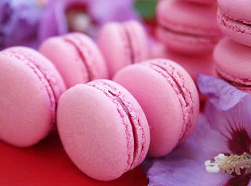 Macarons Framboises-Chocolat Blanc