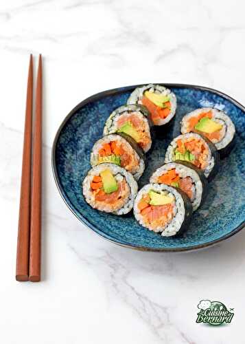 Maki piment saumon avocat