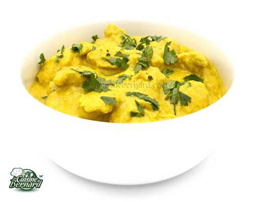 Poulet Korma crémeux de Sanjee