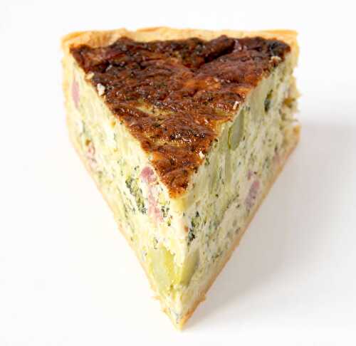 Quiche aux Brocolis Jambon et Roquefort