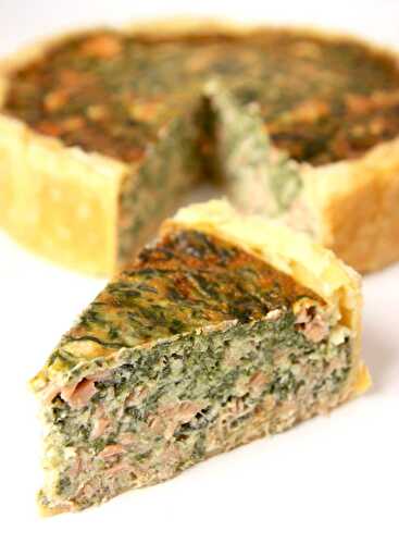 Quiche Épinards et Saumon Fumé