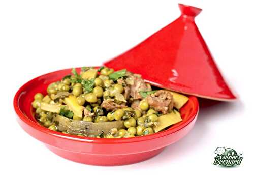 Tajine de Veau aux Petits Pois et Artichauts