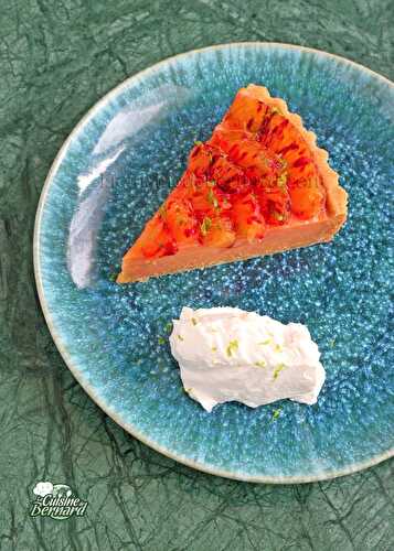 Tarte à l'orange sanguine