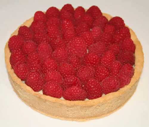 Tarte aux Framboises et Chocolat Blanc