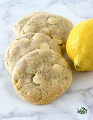 Cookies citron, huile d'olive et amandes grillées