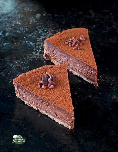 Tarte truffée chocolat café