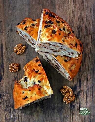 Brioche chocolat noix