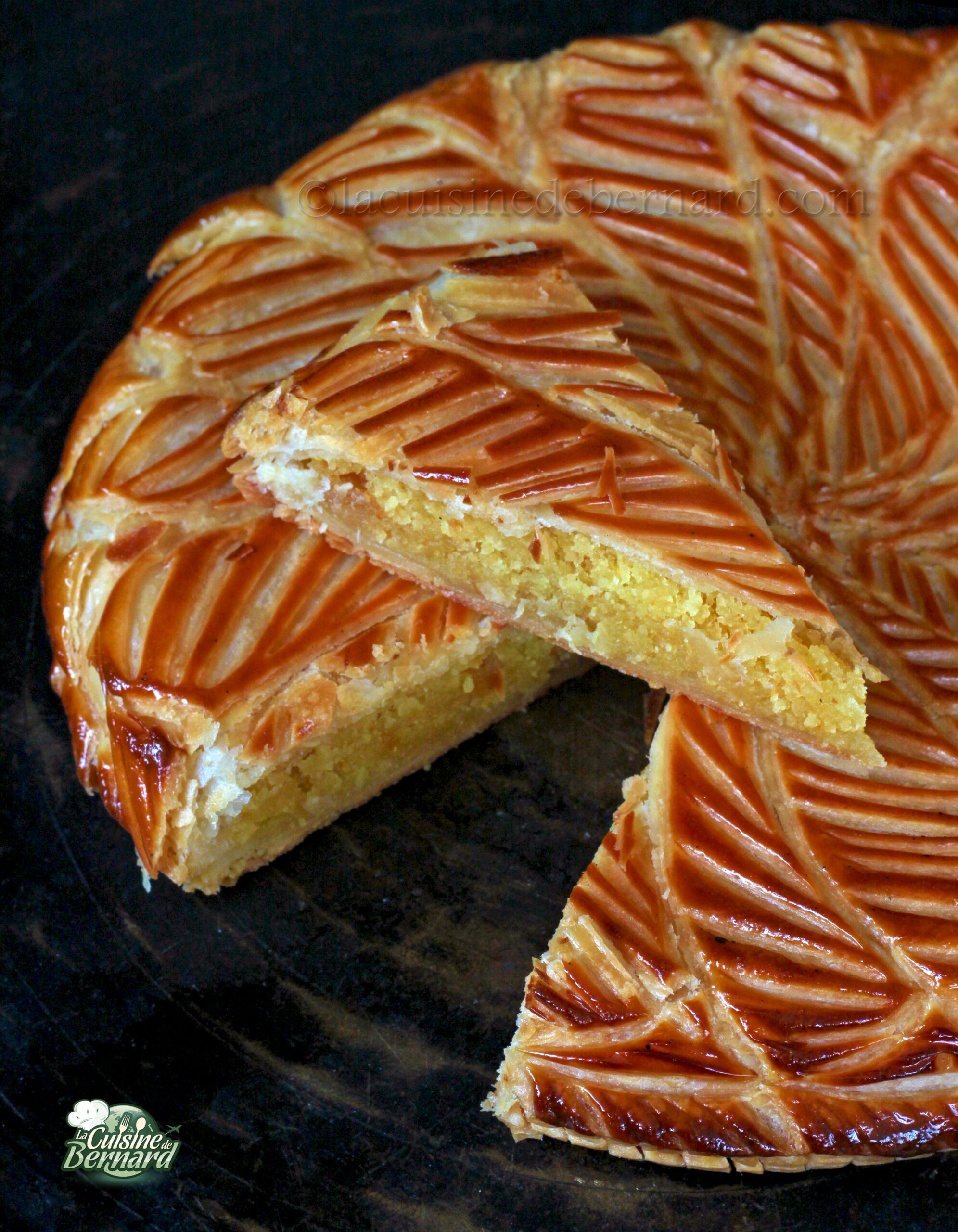 Galette des rois orange citron et Grand Marnier