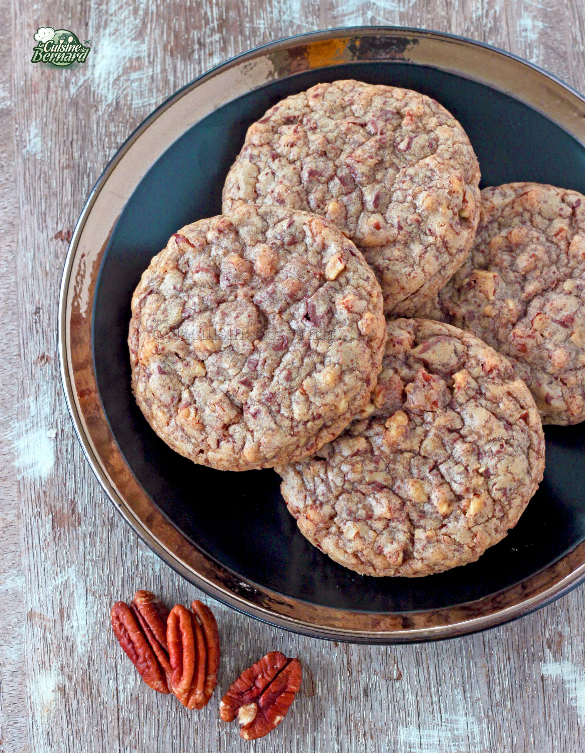 Cookies chocolat noix de pécan