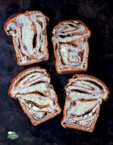 Babka crème de marrons, noix et cream cheese