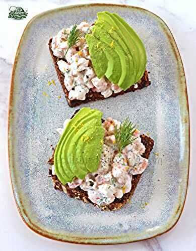 Smørrebrød aux crevettes