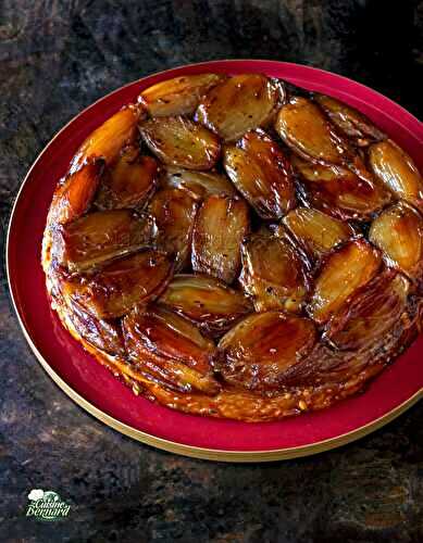 Tarte tatin aux échalotes