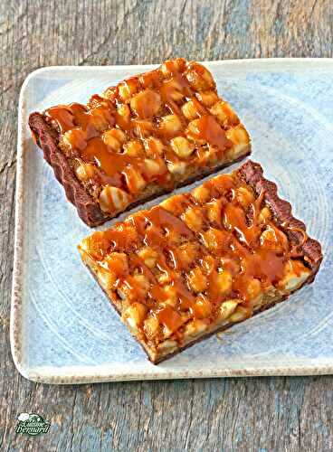 Tarte noix de macadamia et caramel