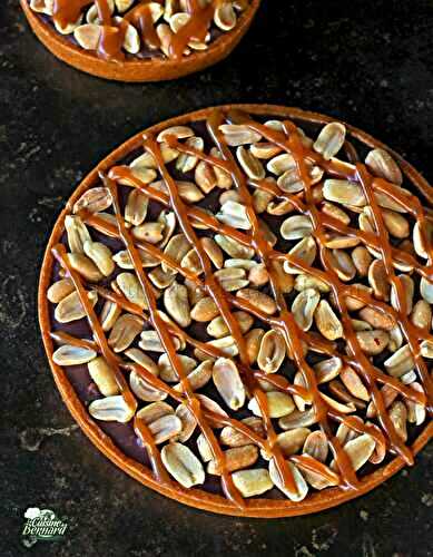 Tarte chocolat cacahuètes