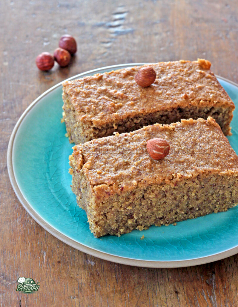 Gâteau financier noisette, sarrasin et café