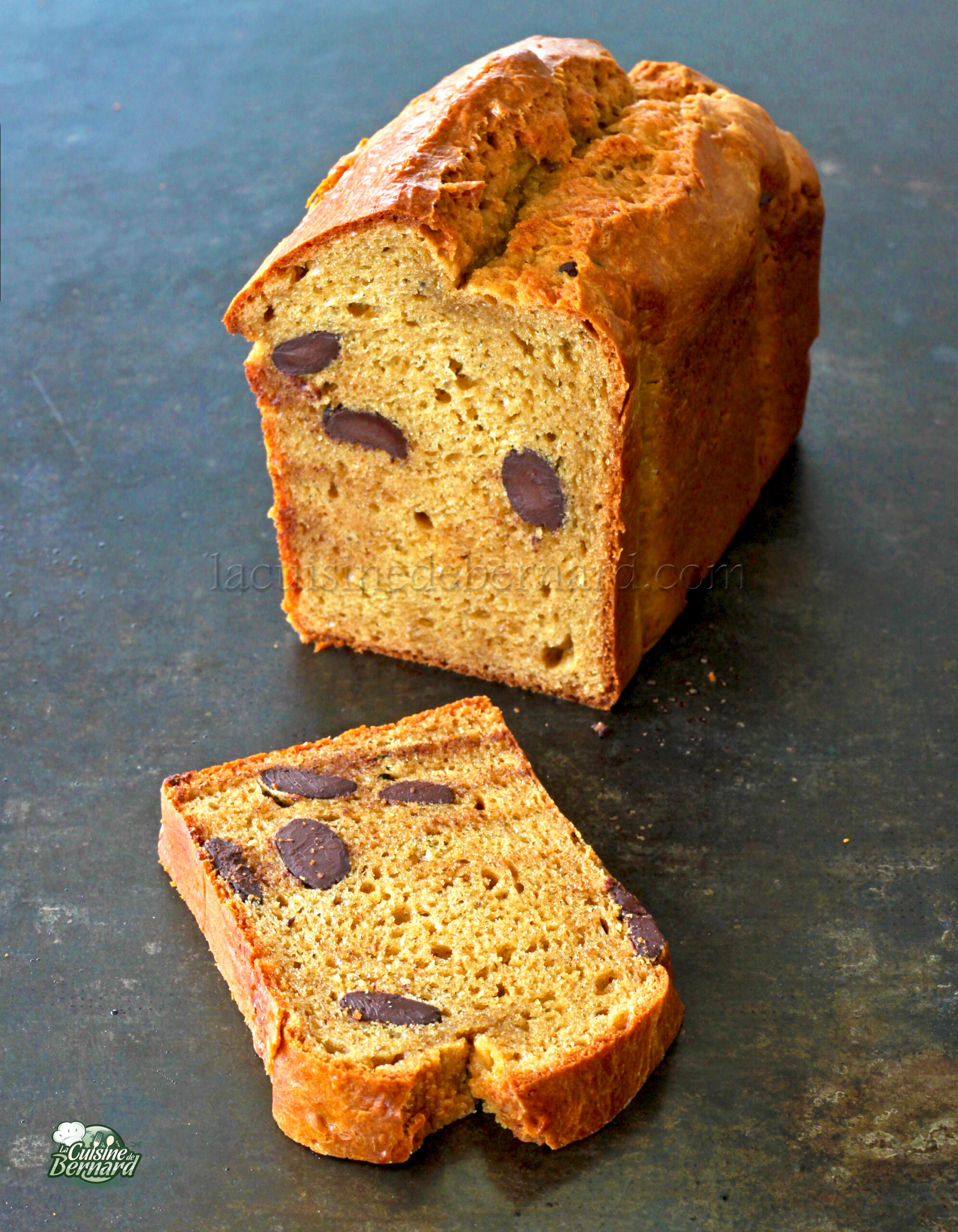 Cake de l'impossible banane cacahuète