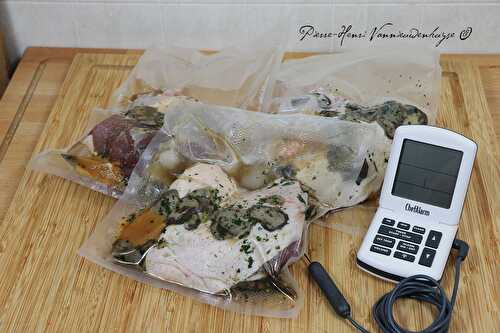 Cuisses de canard aux cèpes, cuisson basse température, sous vide - La cuisine de Chefounet
