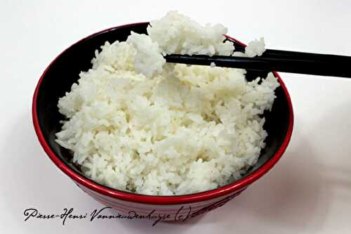 Recette du riz au rice cooker