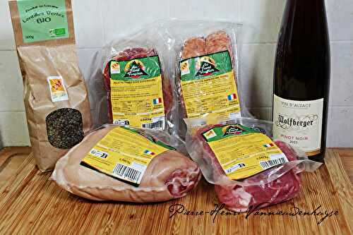 Le petit salé et fumé vosgien aux lentilles vertes de Lorraine