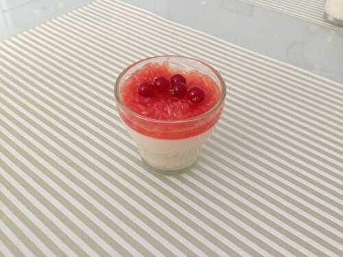 Panna Cotta Pamplemousse