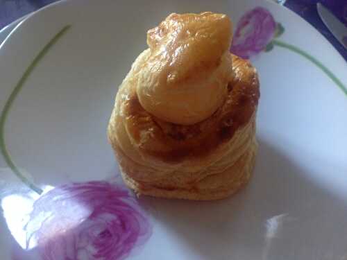 Vol-au-Vent au Chèvre frais et Lardons