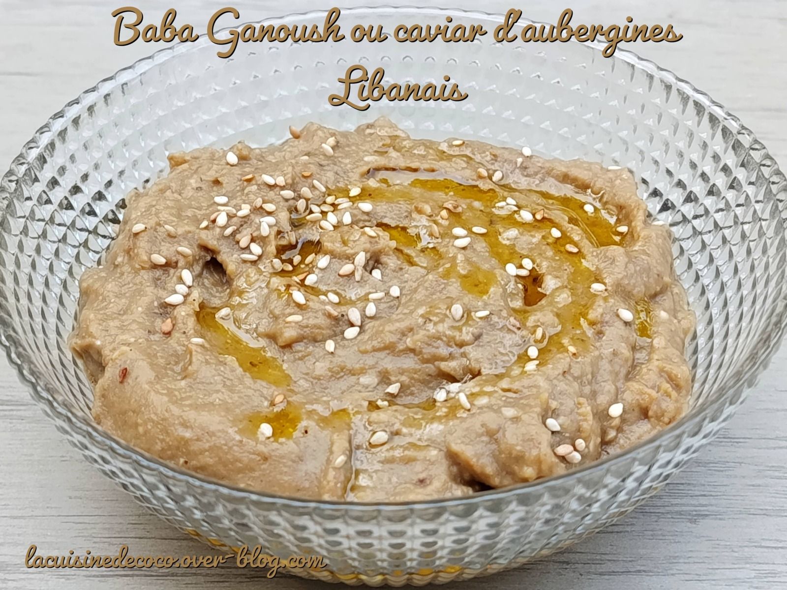 Baba Ganoush ou caviar d'aubergines Libanais - đ„ La Cuisine de Coco đ