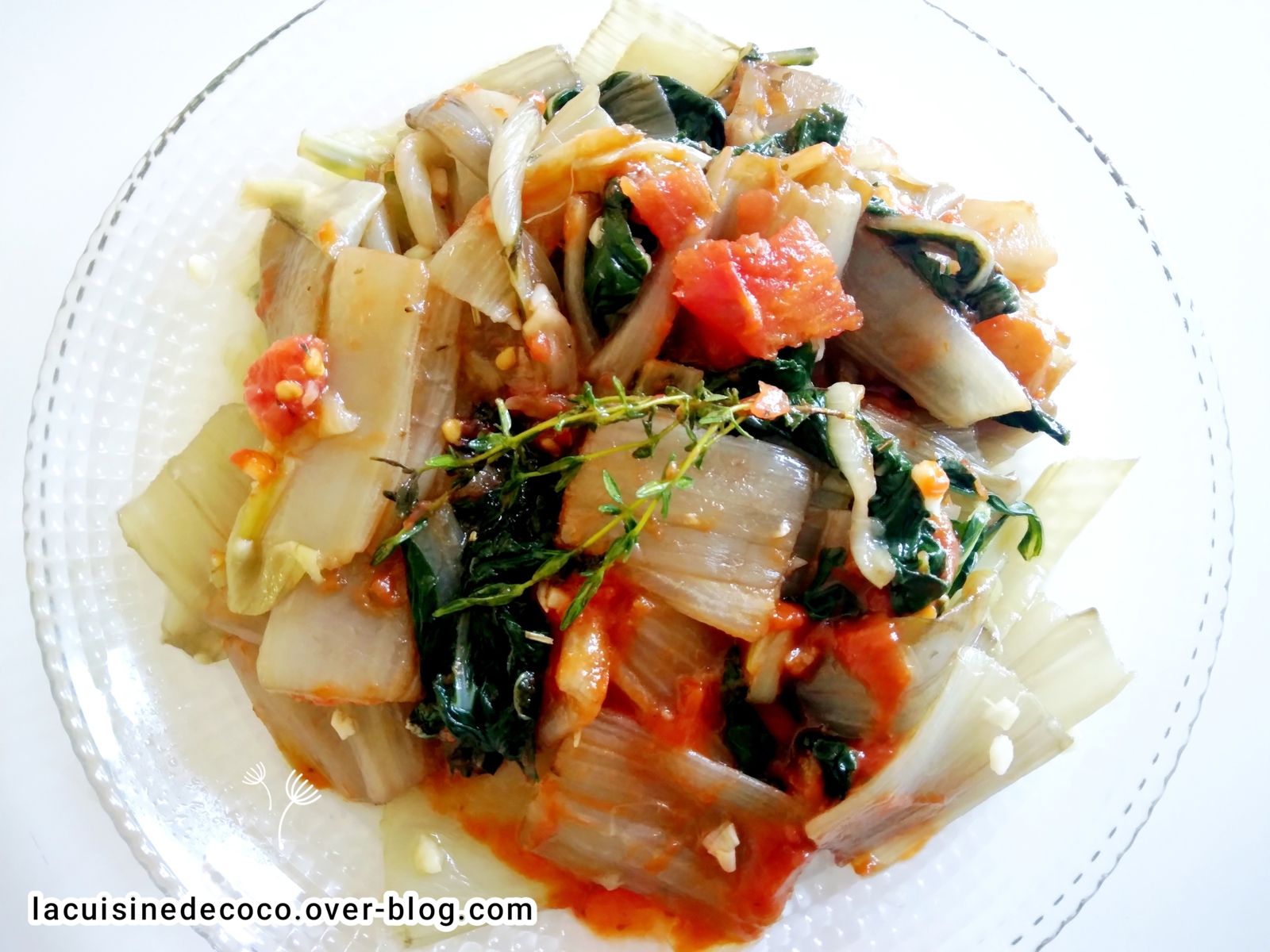 Blettes aux tomates - 🥗 La Cuisine de Coco 🍜