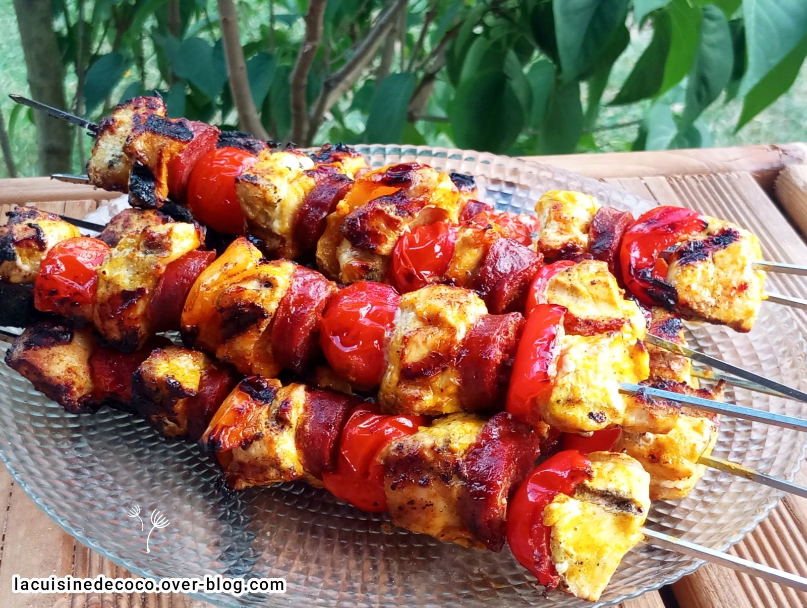 Brochettes de poulet au chorizo et curry - 🥗 La Cuisine de Coco 🍜