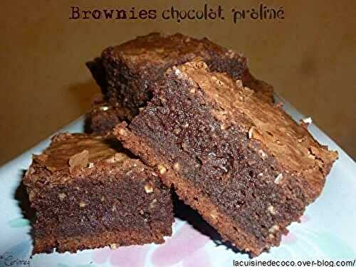 Brownies chocolat praliné - 🥗 La Cuisine de Coco 🍜