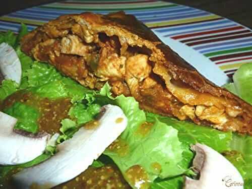 Chausson de poulet aux poivrons - 🥗 La Cuisine de Coco 🍜