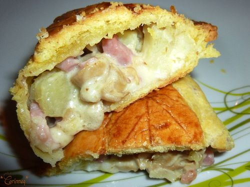 Chaussons artichauts, lardons, champignons et chèvre - 🥗 La Cuisine de Coco 🍜