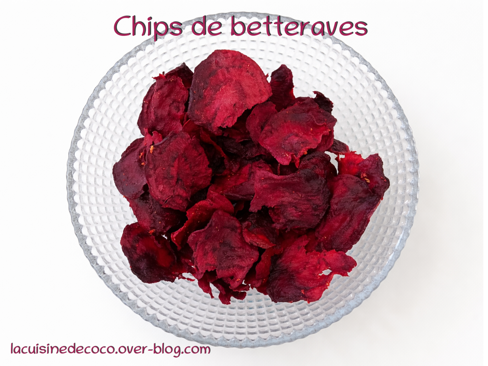 Chips de betteraves - 🥗 La Cuisine de Coco 🍜