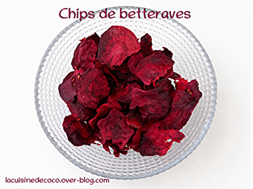 Chips de betteraves - 🥗 La Cuisine de Coco 🍜