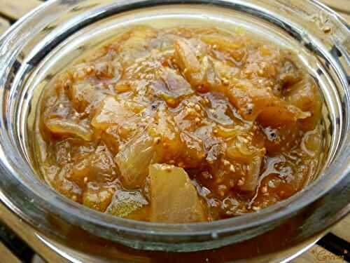 Chutney sucré-salé de figues au miel - 🥗 La Cuisine de Coco 🍜