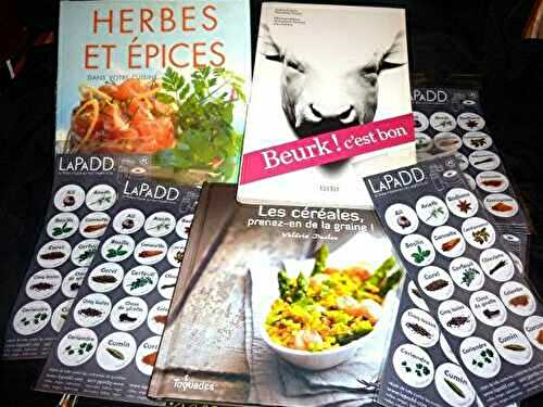 Concours sur mon blog (récap): livres de cuisine et stickers à épices à gagner ! - 🥗 La Cuisine de Coco 🍜
