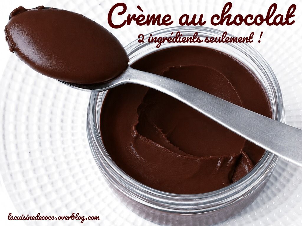 Crème chocolat rapide à 2 ingrédients ! - 🥗 La Cuisine de Coco 🍜