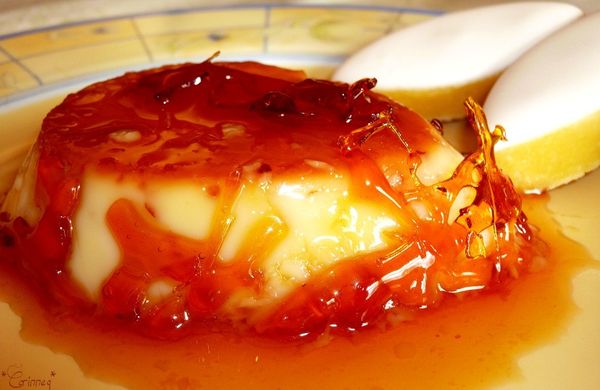 Crème renversée à la crème de Calissons - 🥗 La Cuisine de Coco 🍜