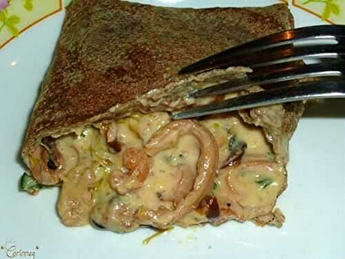 Crêpes à la farine de blé noir et aux fruits de mer - 🥗 La Cuisine de Coco 🍜