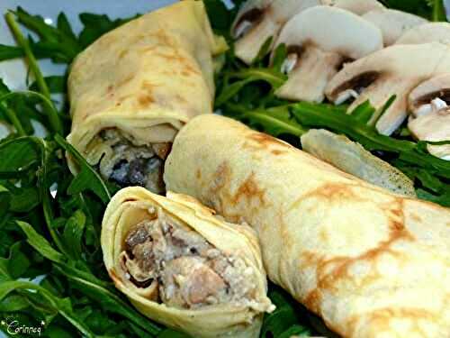 Crêpes champignons-poulet - 🥗 La Cuisine de Coco 🍜