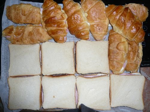 Croque-monsieurs et croissants au jambon - 🥗 La Cuisine de Coco 🍜