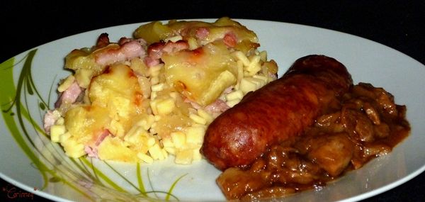 Diots aux cèpes et Croziflette - 🥗 La Cuisine de Coco 🍜
