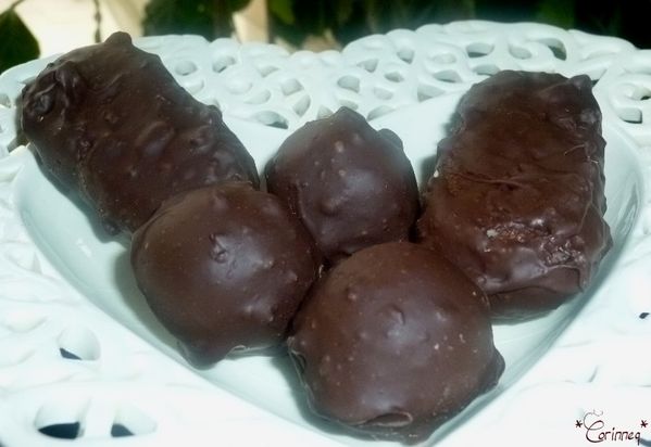 Douceurs chocolat - noix de coco (Bounty) - 🥗 La Cuisine de Coco 🍜