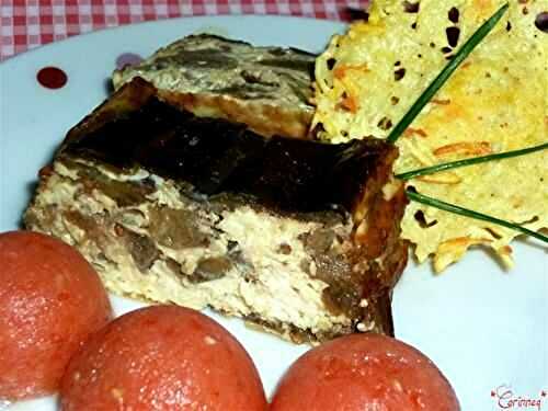 Flan d'aubergines et sorbet à la tomate - 🥗 La Cuisine de Coco 🍜