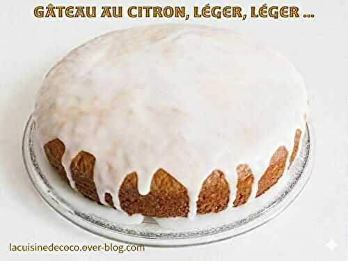 Gâteau au citron simple et léger, léger ... - 🥗 La Cuisine de Coco 🍜