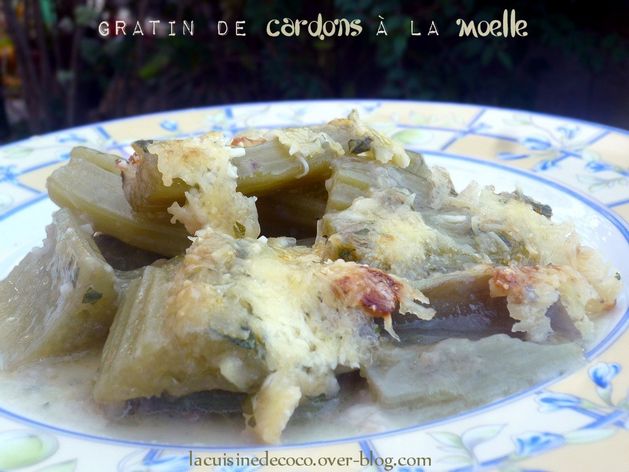 Gratin de cardons à la moelle - 🥗 La Cuisine de Coco 🍜