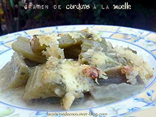 Gratin de cardons à la moelle - 🥗 La Cuisine de Coco 🍜
