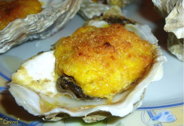 Huîtres gratinées au sabayon safrané aux légumes croquants - 🥗 La Cuisine de Coco 🍜